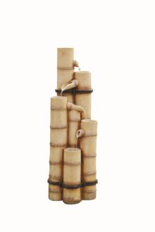 Medium Bamboo Poles Oriental Water Feature