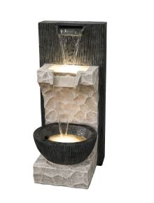 2 Fall Cascade Contemporary Water Feature