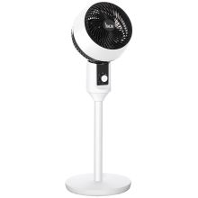 HOMCOM 9'' Air Circulator Fan 3 Speed, 70? Oscillation 90? Vertical Tilt, Carry Handle, Pedestal Fan, Air Circulator for Living Room, Bedroom, Office, White